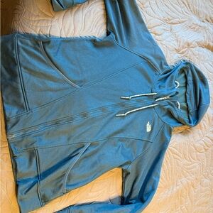 The North Face Teal Fleece Jacket